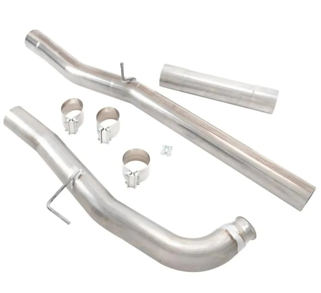 NINTE For 2011-2015 Chevy Silverado & GMC 2500HD/3500HD 6.6L Duramax Diesel 4Inch Exhaust Muffler Pipe Tube