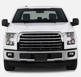 NINTE For 2015 2016 2017 Ford F150 Chrome Stamped Steel Front Bumper Face Bar w/ Fog Light Hole One-Piece Stronger and More Reliable - NINTE