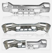 Cargar imagen en el visor de la galería, NINTE One-Piece Chrome Front Bumper Face Bar for 2016-2018 GMC Sierra 1500 w/ Park Sensor Holes