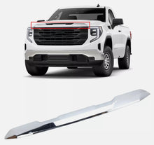 Cargar imagen en el visor de la galería, NINTE OEM Upper Top Molding Piece 2022-2024 GMC Sierra 1500 Gloss Black Front Grille