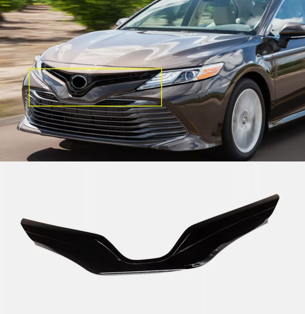 NINTE Fits Toyota Camry 2018-2023 L/LE/XLE Hood Grill Cover ABS Painted Grille Overlay