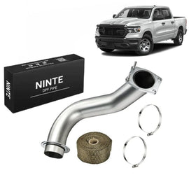 NINTE For 2017 - 2023 L5P 6.6L & Chevrolet Silverado & GMC Sierra 2500 & 3500HDDuramax Diesel 3.5'' Downpipe Exhaust - NINTE