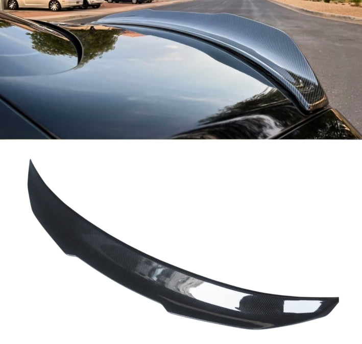 NINTE For 2014-2024 Infiniti Q50 PSM Style Rear Spoiler ABS Trunk Spoiler Wing Splitter