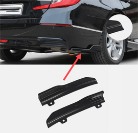 NINTE For 2018 - 2022 Honda Accord Side Rear Bumper Winglet Corner Apron Spat Gloss Black - NINTE