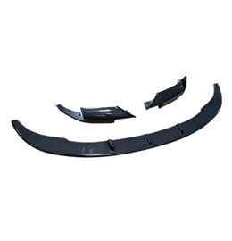 NINTE For 2012 - 2016 BMW F10 M5 5 Series Carbon Fiber Look MP Style Front Lip Front Bumper Lip Spoiler Splitter Chin - NINTE