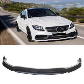 NINTE For 2015 - 2021 Mercedes Benz C63 Front Bumper lip B Style Splitter Front Lip - NINTE