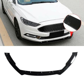 NINTE For 2017 - 2018 Ford Fusion Front Lip Front Bumper Lip 3PCS Body Kit Spoiler Splitter - NINTE