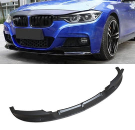NINTE For 2012 - 2018 BMW F30 3 - Series M Tech Front Bumper Lip 2 PCS Painted Sport Front Spoiler Lower Diffuser - NINTE