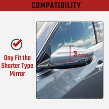 Cargar imagen en el visor de la galería, NINTE Ox Horn Mirror Covers For 2014 - 2025 Cadillac CT5 CT6 CTS Glossy Black - NINTE