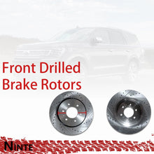 Cargar imagen en el visor de la galería, NINTE for 2010 - 2020 Ford F - 150 Expedition Lincoln Navigator Front Drilled Brake Rotors - NINTE