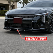 Cargar imagen en el visor de la galería, NINTE Front Bumper Lip Splitter Fit for KIA K4 GT-Line EX LXS 2025+ Gloss Black Chin Spoiler