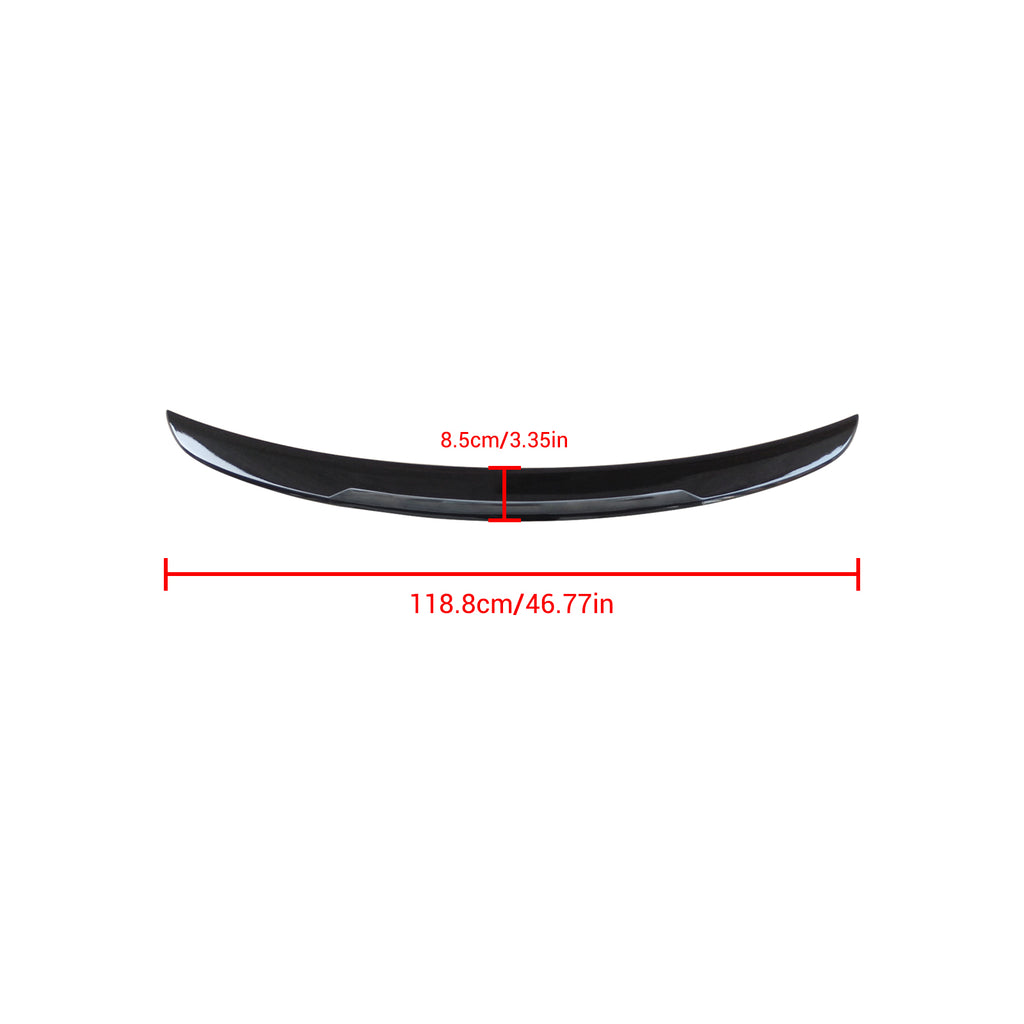 NINTE FOR 2025 TOYOTA CAMRY XV80 LE XLE SE XSE OE STYLE TRUNK SPOILER LIP GLOSSY BLACK