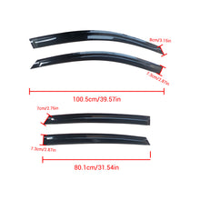 画像をギャラリービューアに読み込む, NINTE For 2023-2024 HONDA ACCORD 11th Gen Black Trim Window Visor Rain Guard With Clips