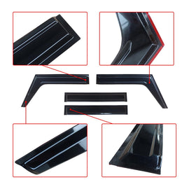 NINTE Window Visors Rain Guards Shield set For 2020 - 2024 Land Rover Defender 110 - NINTE
