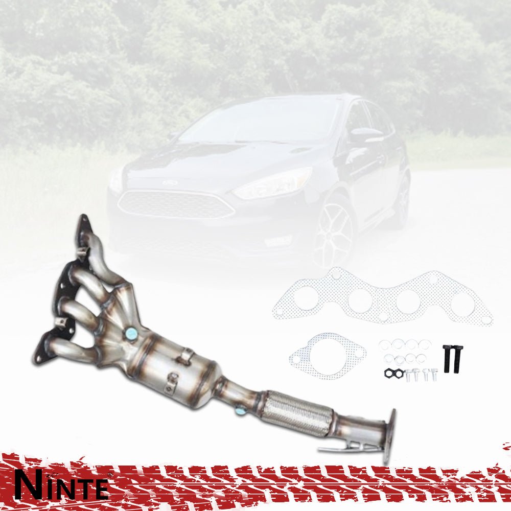 NINTE For 2012 - 2018 Ford Focus 2.0L Catalytic Converter EPA Exhaust Manifold w/gasket - NINTE