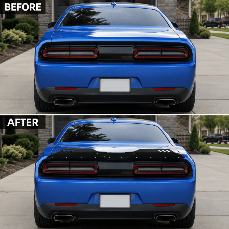 NINTE Rear Trunk Wickerbill Spoiler Wing Fit for DODGE Challenger 2008-2023 SRT Style - NINTE