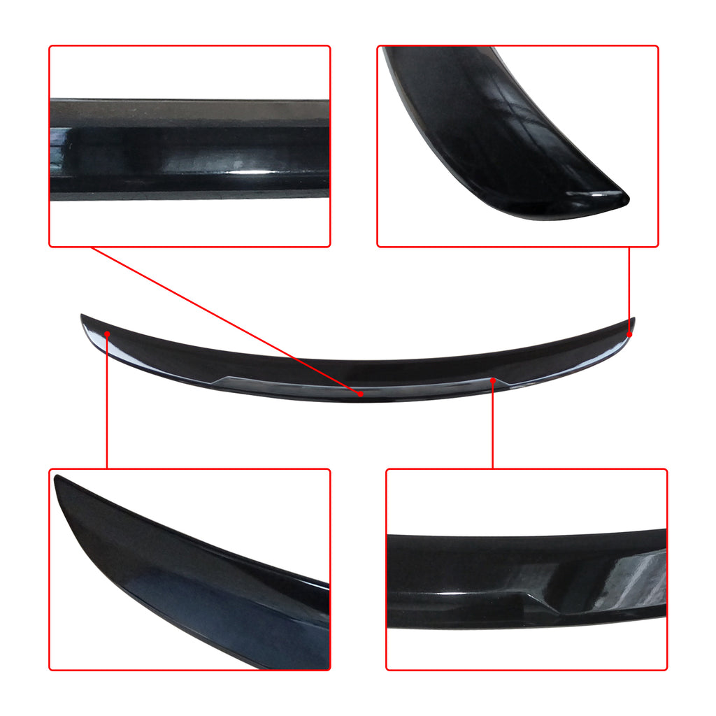 NINTE FOR 2025 TOYOTA CAMRY XV80 LE XLE SE XSE OE STYLE TRUNK SPOILER LIP GLOSSY BLACK