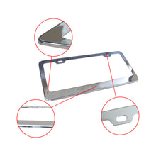 Cargar imagen en el visor de la galería, NINTE License Plate Frame Cover Universal Fit Plain Style