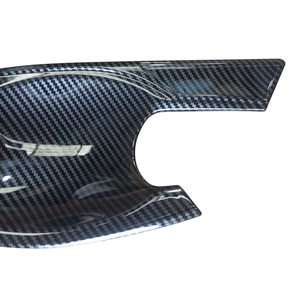 NINTE Door Handle Bowl Cover Trim For 2022 2023 2024 11th Gen Honda Civic Carbon Fiber Pattern