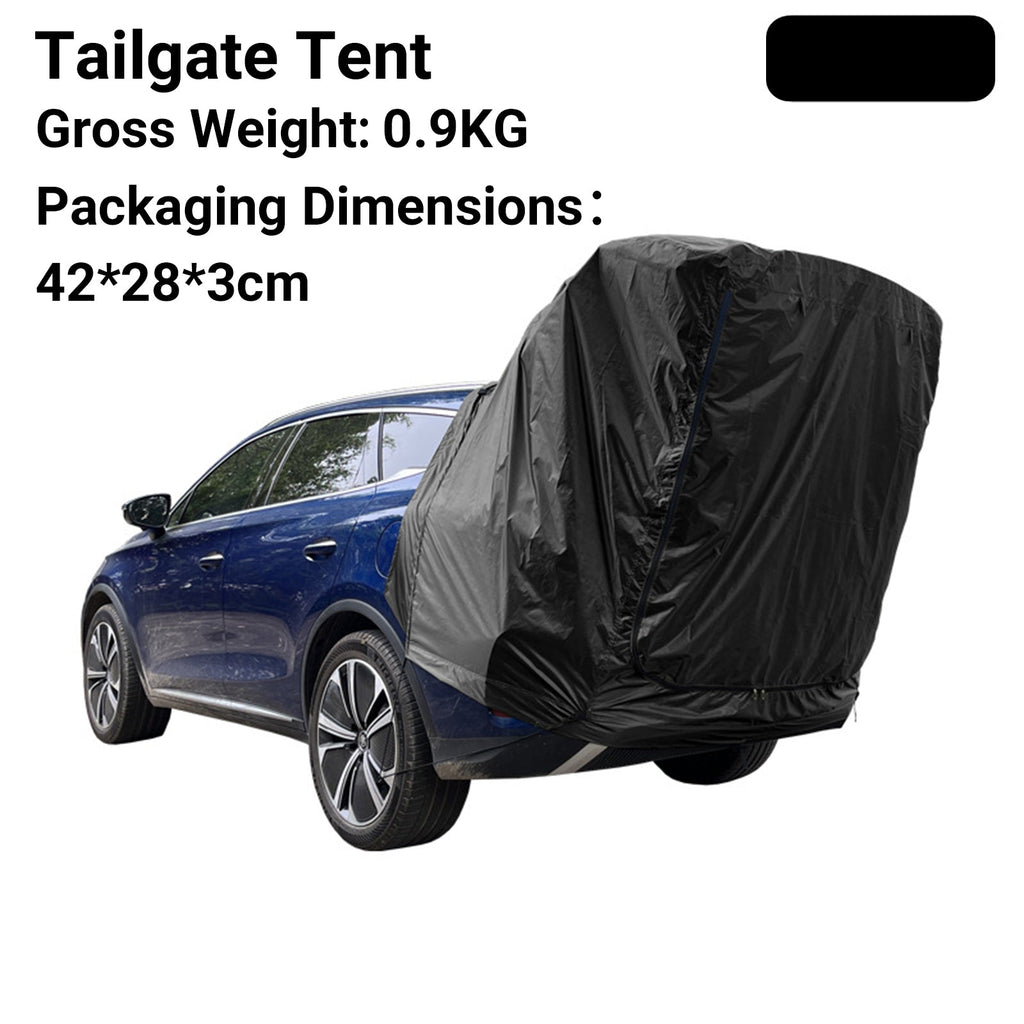 NINTE Tailgate Tent With Awning Shade Car Roof Canopy And Poles Fit Most SUV