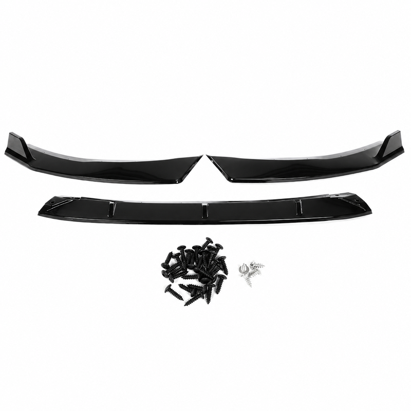 NINTE Front Bumper Lip Splitter Fit for KIA K4 GT-Line EX LXS 2025+ Gloss Black Chin Spoiler