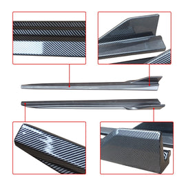 NINTE For 2020 - 2025 BMW G06 X6 M Sport Side Skirt Rocker Panel Extensions - NINTE