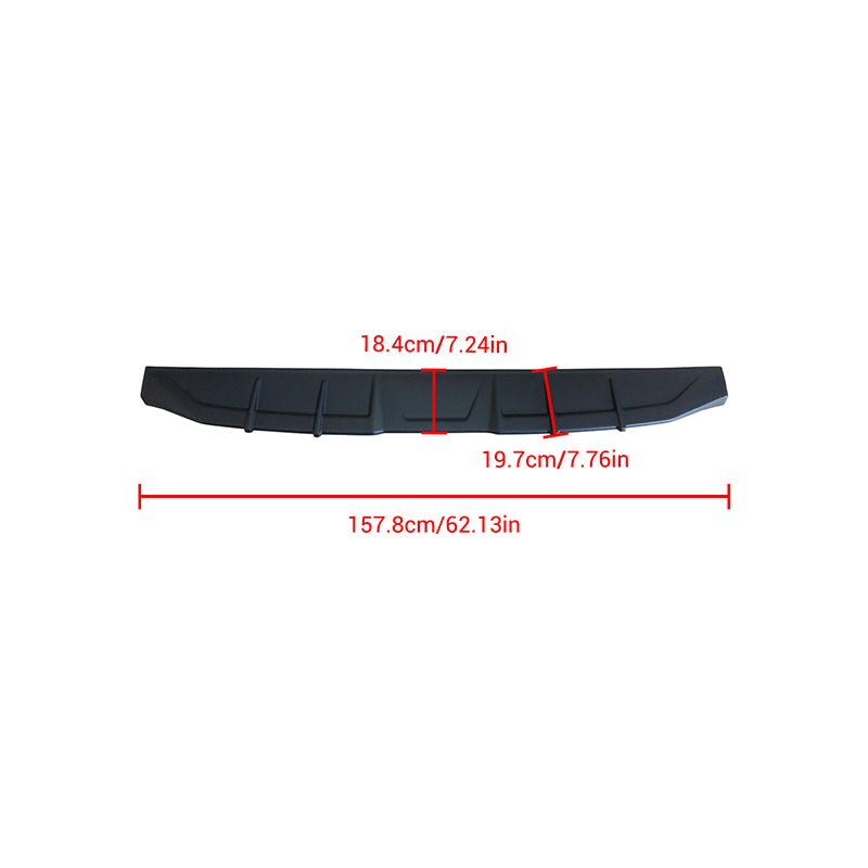 NINTE Tailgate Spoiler For 2019-2025 Chevy Silverado GMC Sierra 1500 Street Series