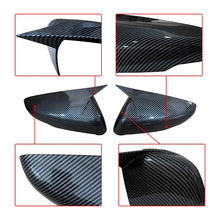 Cargar imagen en el visor de la galería, NINTE Ox Horn Mirror Covers For 2014 - 2025 Cadillac CT5 CT6 CTS Glossy Black - NINTE