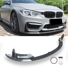 画像をギャラリービューアに読み込む, NINTE Front Lip For 2015-2020 BMW F80 M3 F83 F82 M4 M Performance 4PCs