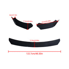 Cargar imagen en el visor de la galería, NINTE Universal Front Bumper Lip Body Kit Spoiler BMW Audi Benz Mazda Honda Civic Audi Q5