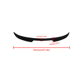 NINTE Rear Roof Spoiler Wing Fit For Ford Fiesta MK7 MK7.5 2008-2017 Painted Gloss Black One Piece Sport Style Without Logo - NINTE