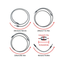 NINTE For 1999 - 2003 Chevrolet Silverado & GMC 819 - 840 Fuel Lines Kit OE Replacement 15043857 - NINTE