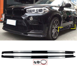 NINTE Side Skirts For 2014 - 2018 BMW 5 Series X5 F15 X6 F16 X5M F85 X6M F86 Rocker Panel Extension Lips MP Style - NINTE