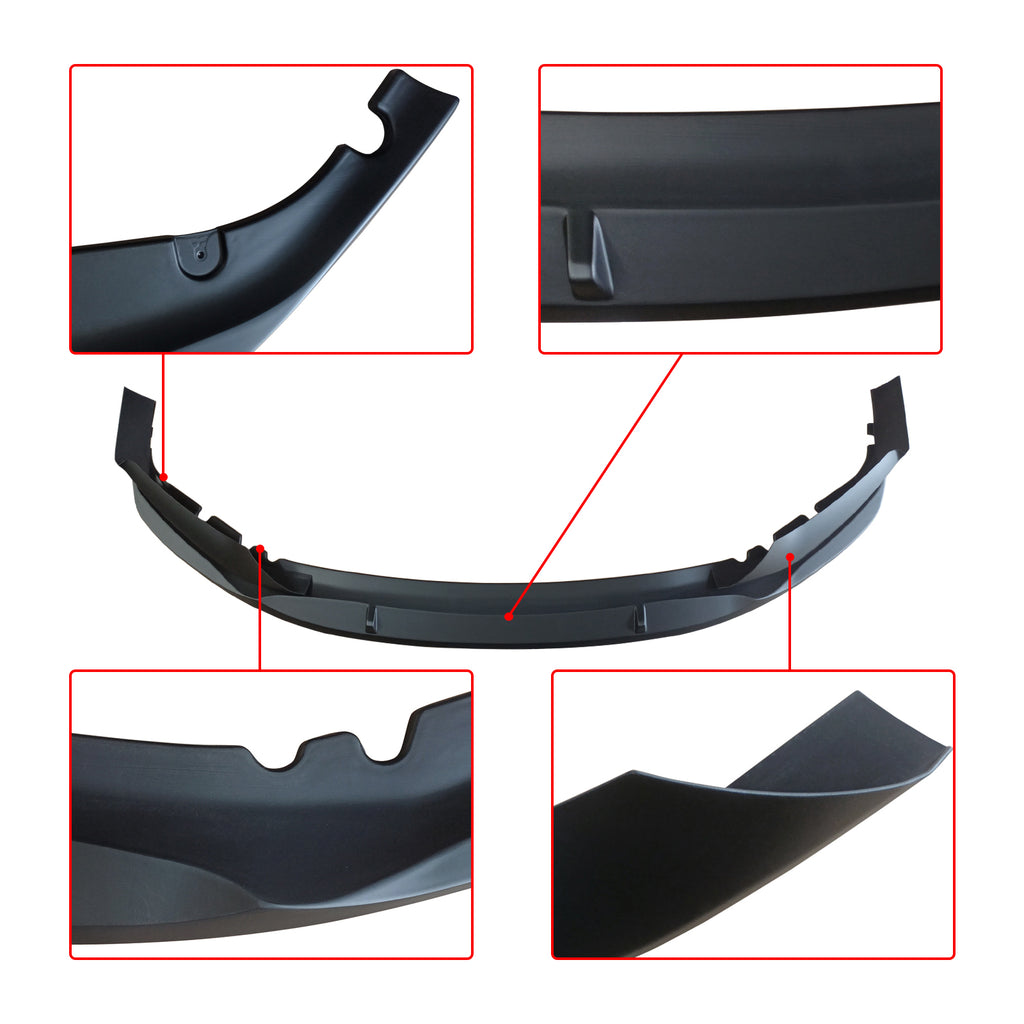 NINTE For 2017-2020 BMW 5 Series G30 G38 M Sport Front Lip ABS Painted MP Style Lower Splitter