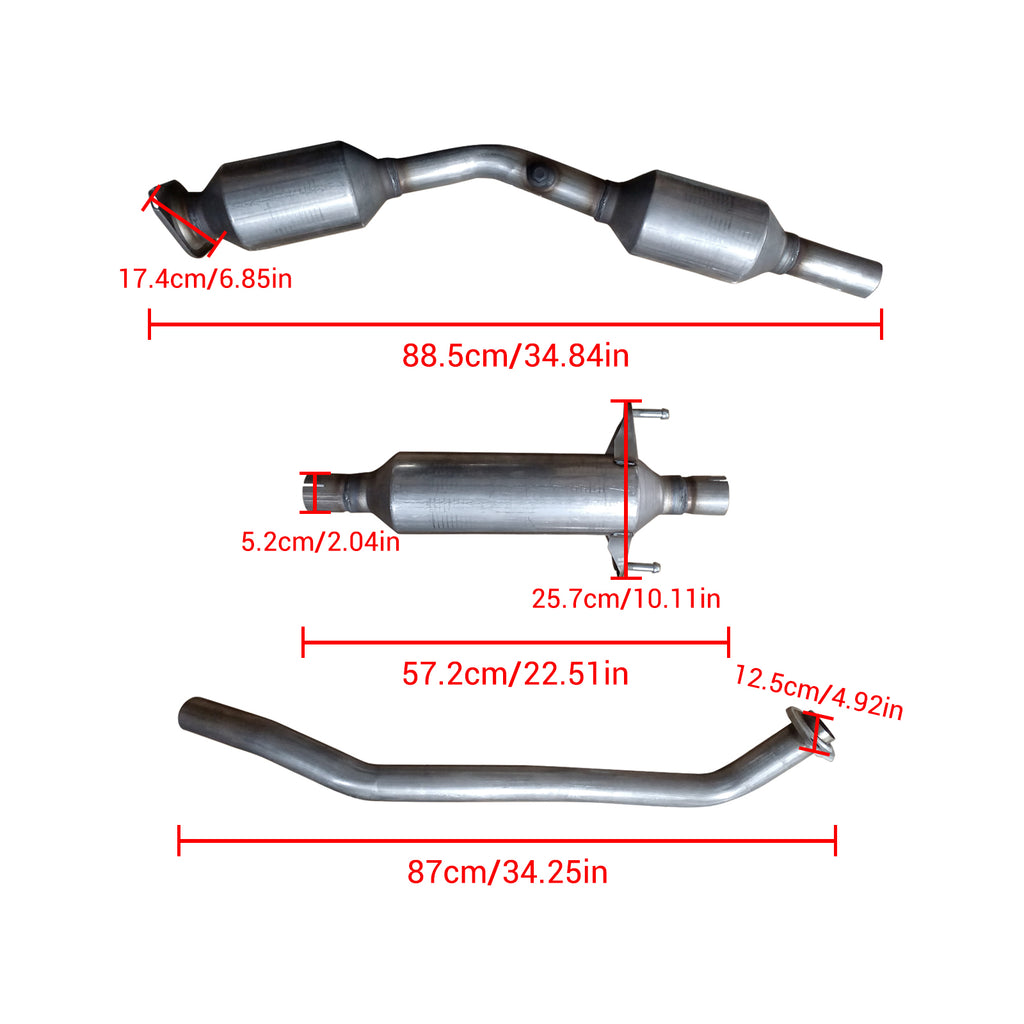 NINTE Catalytic Converter For 2009-2013 Toyota Corolla With Resonator 1.8L l4