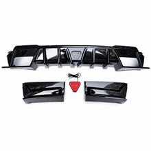 Cargar imagen en el visor de la galería, NINTE Rear Bumper Diffuser Lip Spoiler Kit Fit for Honda CR-V CRV 2023-2026 Gloss Black LED