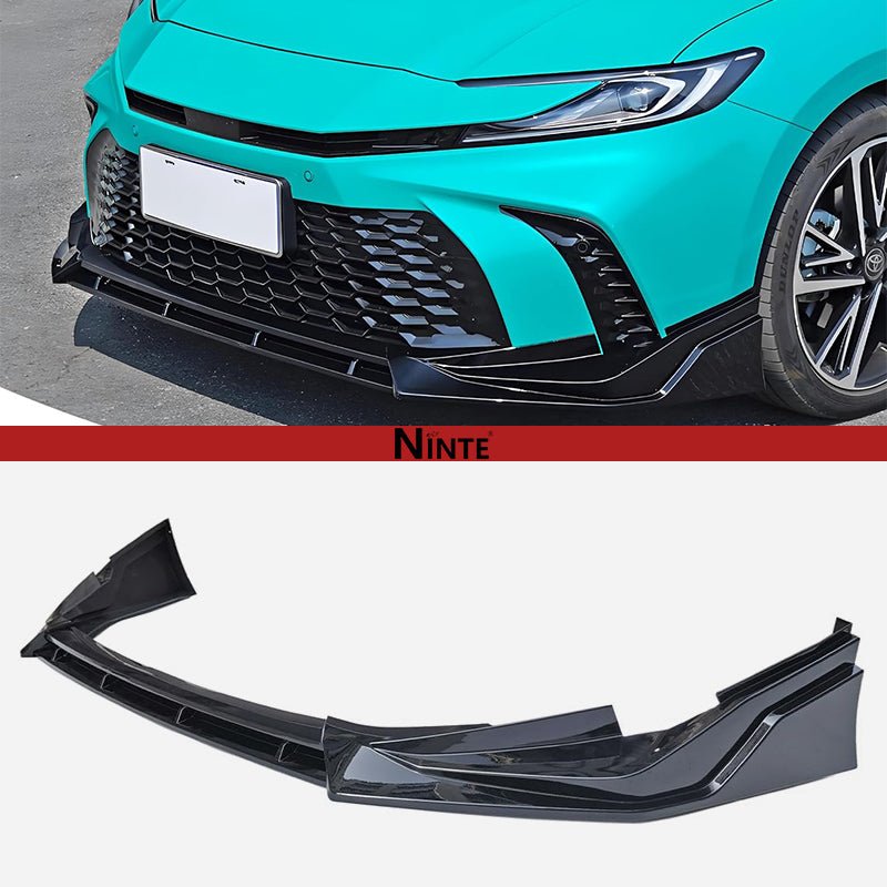 NINTE V Style Front Lip For 2025up 9th Gen Toyota Camry SE XSE JDM Gloss Black - NINTE