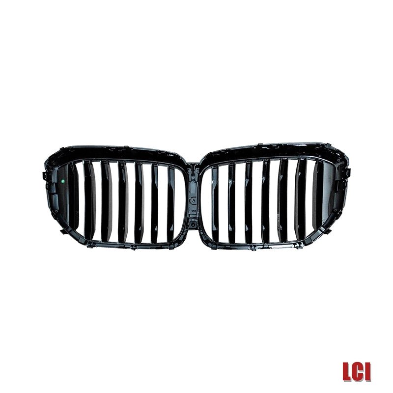 NINTE Front Kidney Grill Single Slat For 2019 - 2026 BMW X5 G05 Gloss Black - NINTE