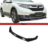 NINTE Front Lip for Honda CRV CR-V 2017 2018 2019 ABS Painted Gloss Black Bumper Spoiler Splittber Body Kits Guard Front Chin Splitter 3 PCS