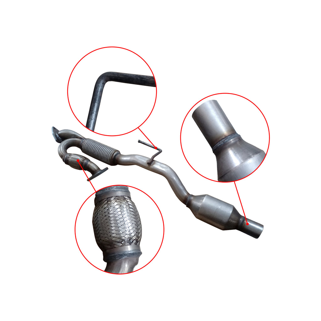 NINTE Flex Pipe & Catalytic Converter For 3.5L Nissan Altima 2007-2018/ Murano 2009-2014/ Quest 2011-2014/ Pathfinder 2013-2015/ Infiniti JX35 2013/ QX6 0 2014-2016