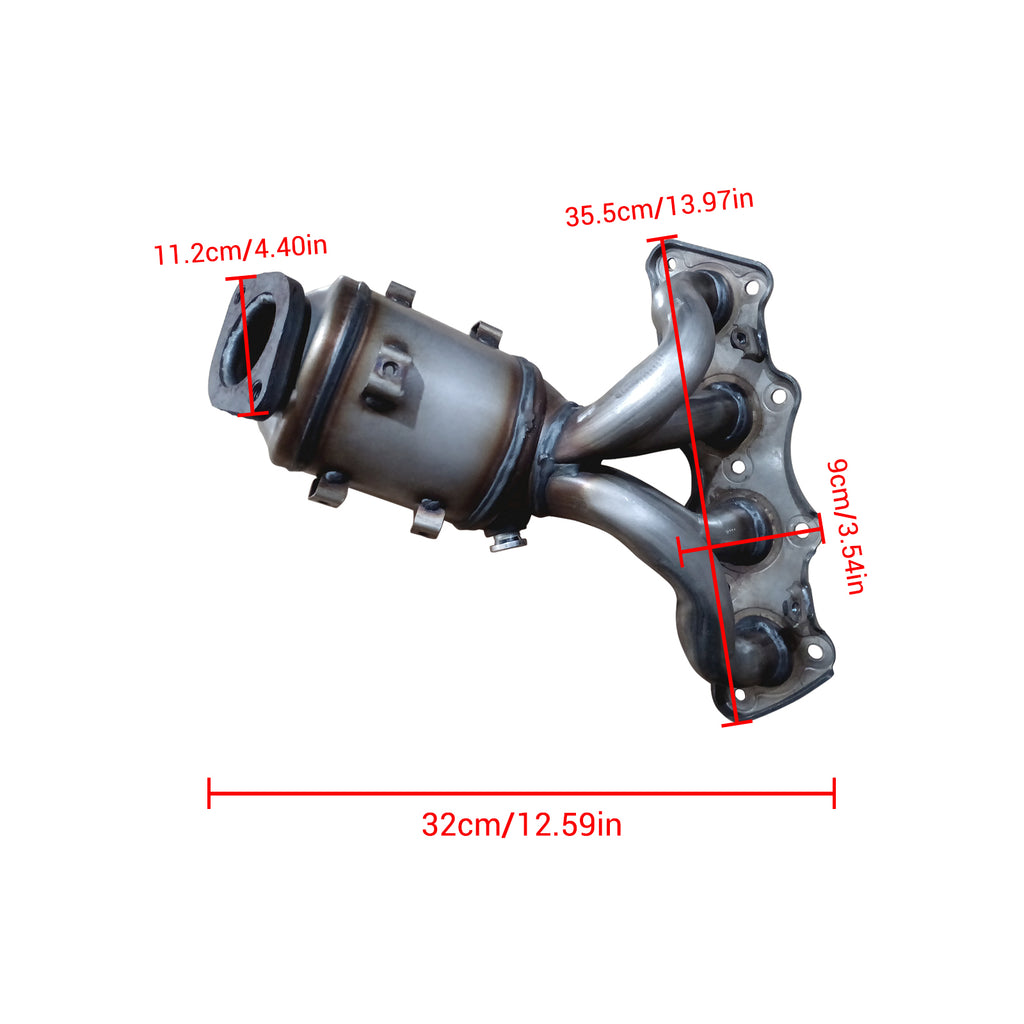 NINTE Exhaust Manifold Catalytic Converter Replacement for 2012-2017 Hyundai Accent Veloster 1.6L EPA Compliant Fit for 641502 16680