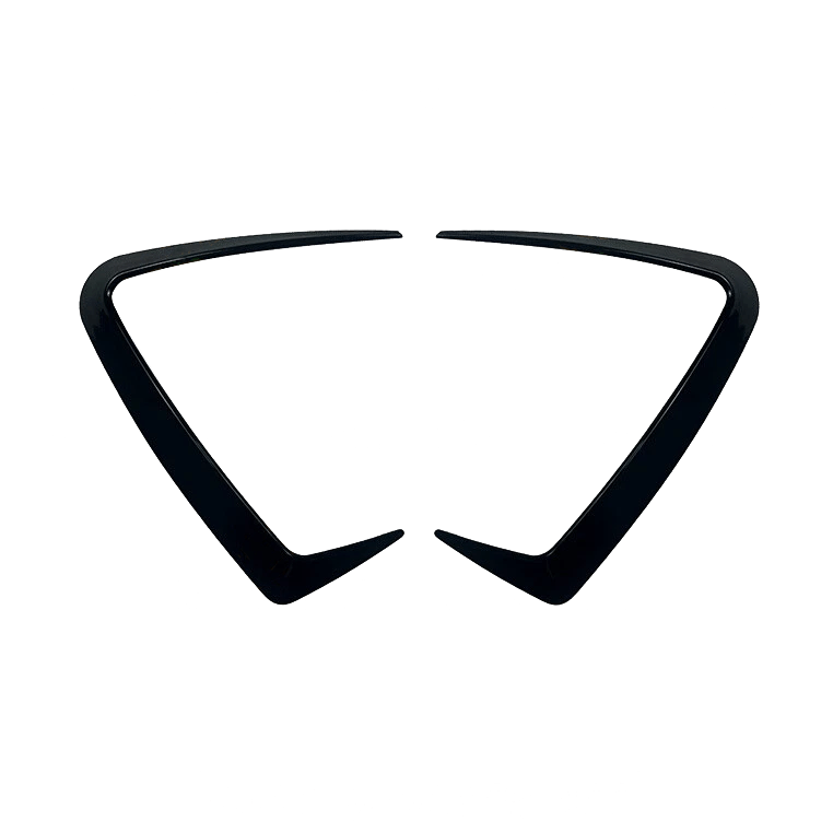 NINTE Fog Lamp Eyebrow Trim For 2025+ BMW X3 G45 M Sport Front Bumper Side Air Vent Trim - NINTE