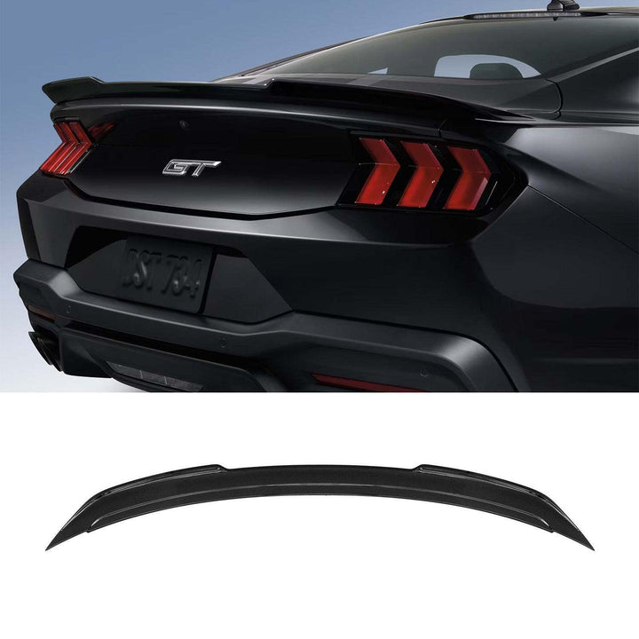 NINTE For 2024 - 2025 Ford Mustang Coupe Duckbill Wicker Bill Rear Spoiler ABS - NINTE