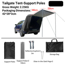 Cargar imagen en el visor de la galería, NINTE Tailgate Tent With Awning Shade Car Roof Canopy And Poles Fit Most SUV