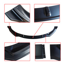 Cargar imagen en el visor de la galería, NINTE Front Lip For 2017-2023 Tesla Model 3 Sedan ABS 3 Pieces Front Chin Splitter