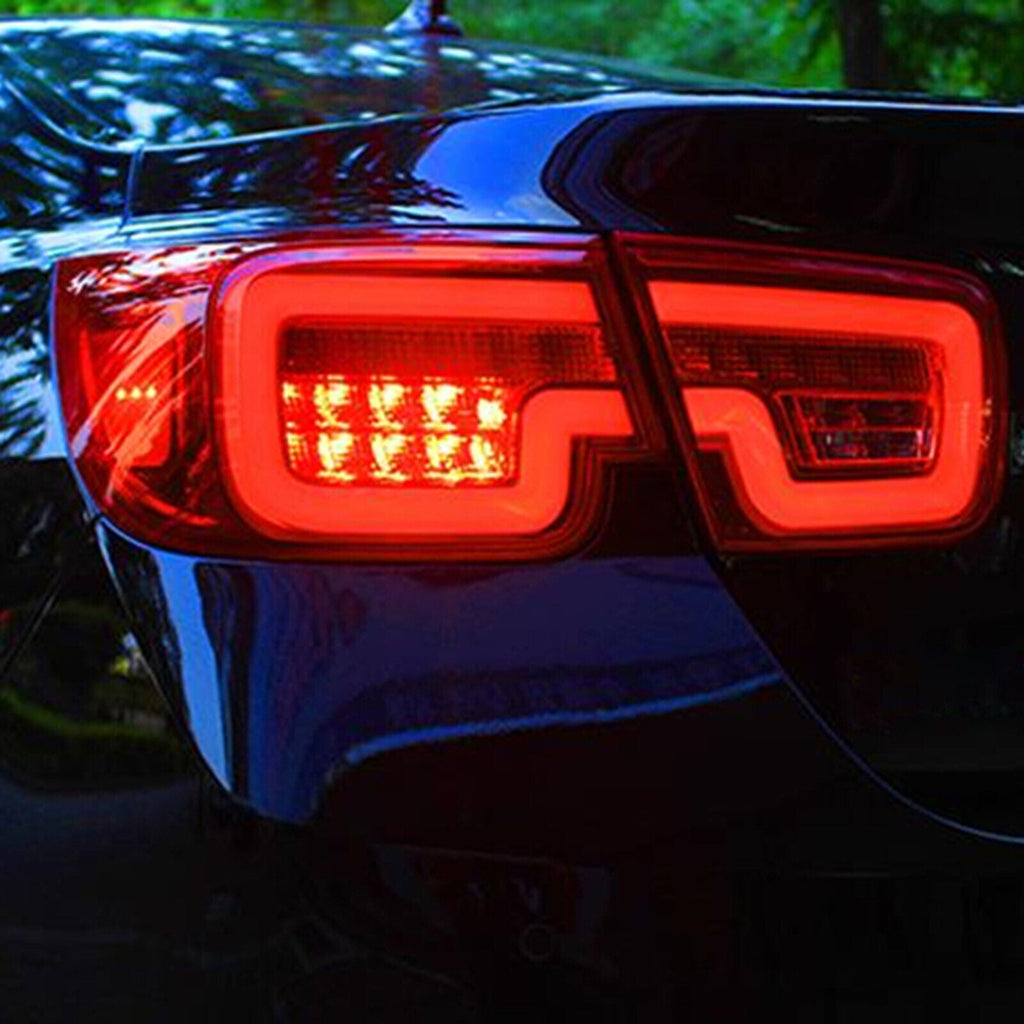 NINTE LED Taillight Assembly Rear Lamp For 13-15 Chevrolet Malibu Black DNN