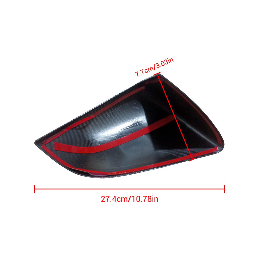 NINTE Mirror Covers For 2020-2023 2024 Tesla Model Y ABS Painted Rearview Mirror Cap Molding Trim