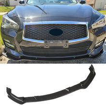 Load image into Gallery viewer, NINTE Front Lip For INFINITI Q50 Base Model 2014-2017 3 PCS ABS Painted Front Bumper Lip Splitter