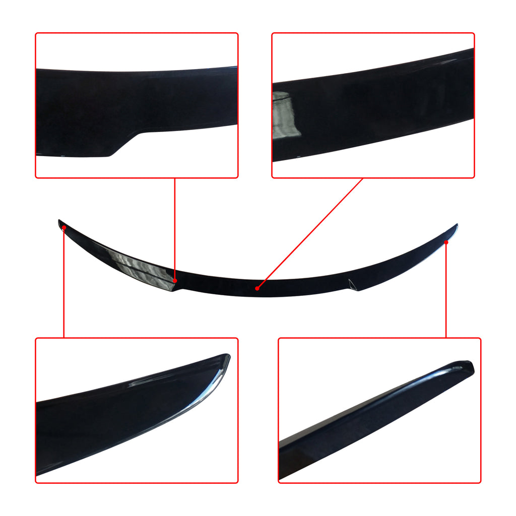 NINTE for Model Y Rear Spoiler Fit for 2020 2021 2022 2023 2024 Tesla Model Y Trunk Wing ABS Painted M-Style Rear Trunk Wing Accessories Exterior