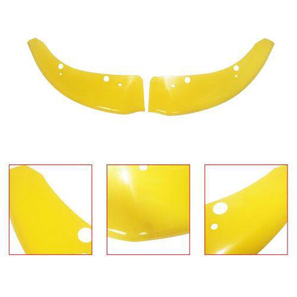 NINTE 2015-2019 Dodge Charger SRT Scat Pack ABS Painted Front Bumper Lip Splitter Protector Pair